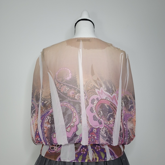 CHARLOTTE RUSSE Paisley Blouse - Picture 3 of 11